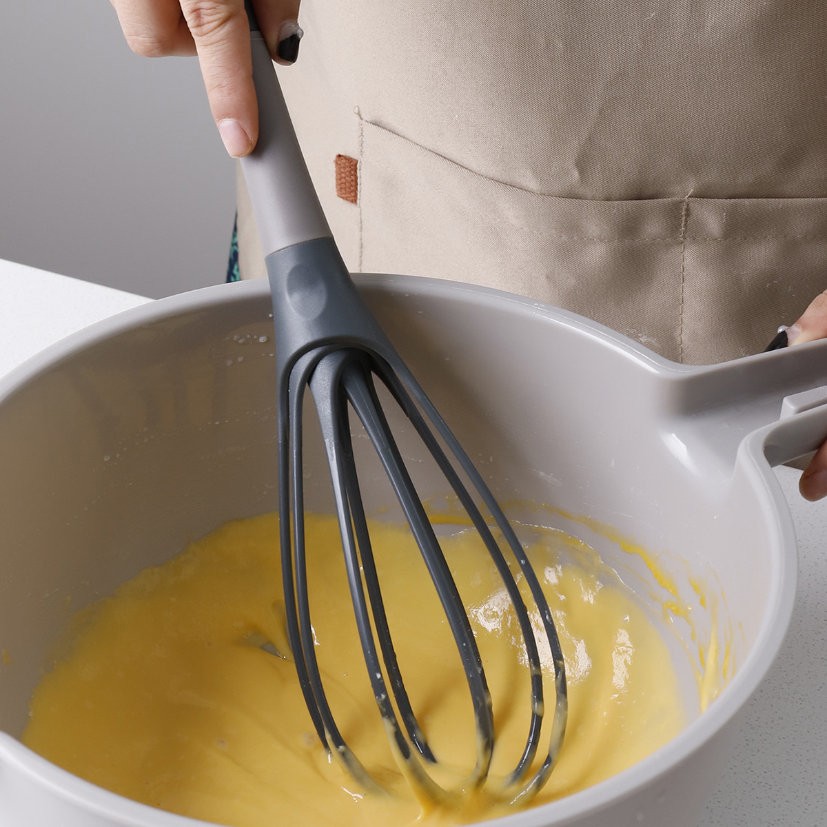 Immersion Hand Blender Set - Batidor de Huevos Manual, Mezclador de