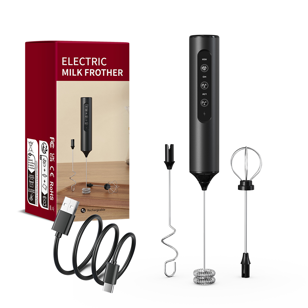 Immersion Hand Blender Set - Espumador de Leche Eléctrico Inalámbrico, Batidor