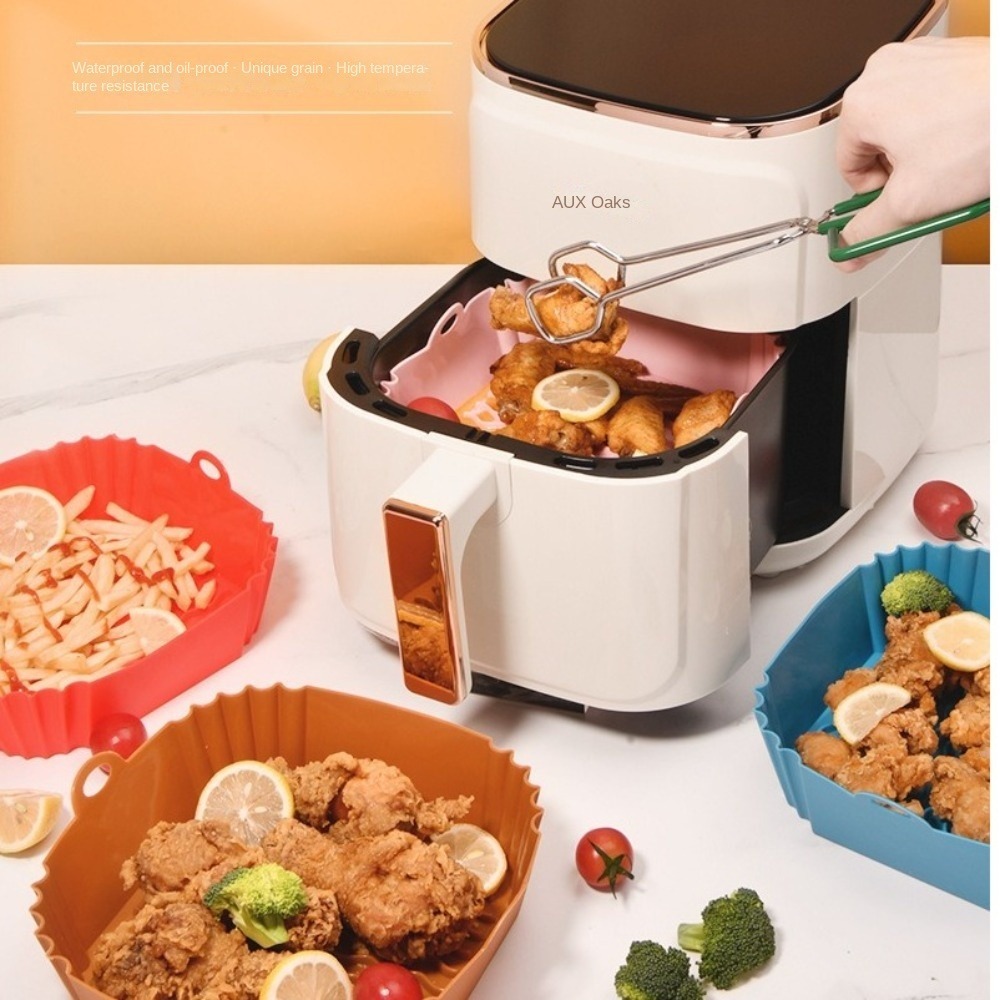 Air Fryer Silicone Pot Liner - Revestimientos de Silicona Antiadherentes para Freidoras