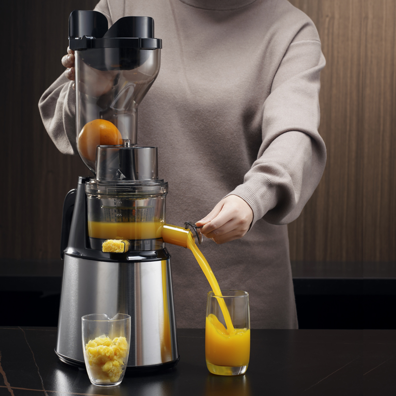 Electric Slow Juicer Cold Press - Extractor de Frutas y Verduras, Exprimidor