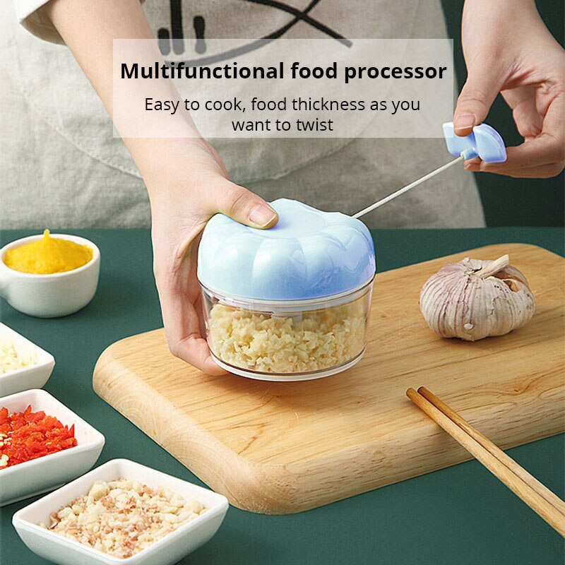 Immersion Hand Blender Set - Trituradora de ajo Manual, utensilio de