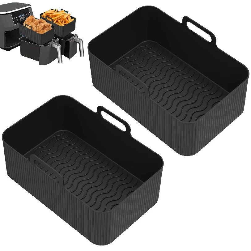 Air Fryer Silicone Pot Liner - 2 Piezas de Recipientes de Silicona