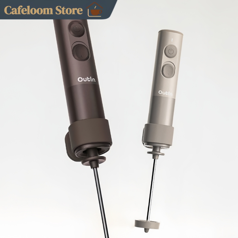 Electric Milk Frother Handheld - Espumador de leche eléctrico portátil Outin