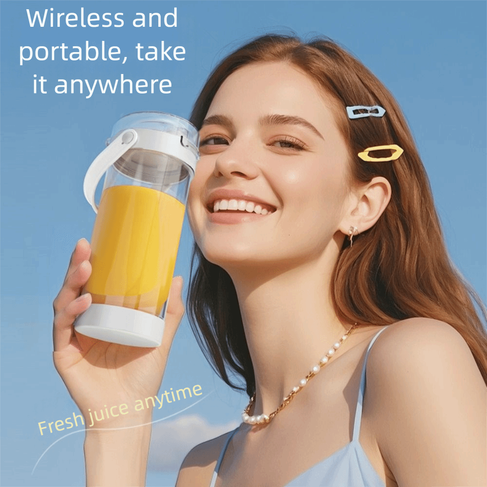 Portable Blender Usb Rechargeable - Licuadora portátil de 600ML de capacidad,