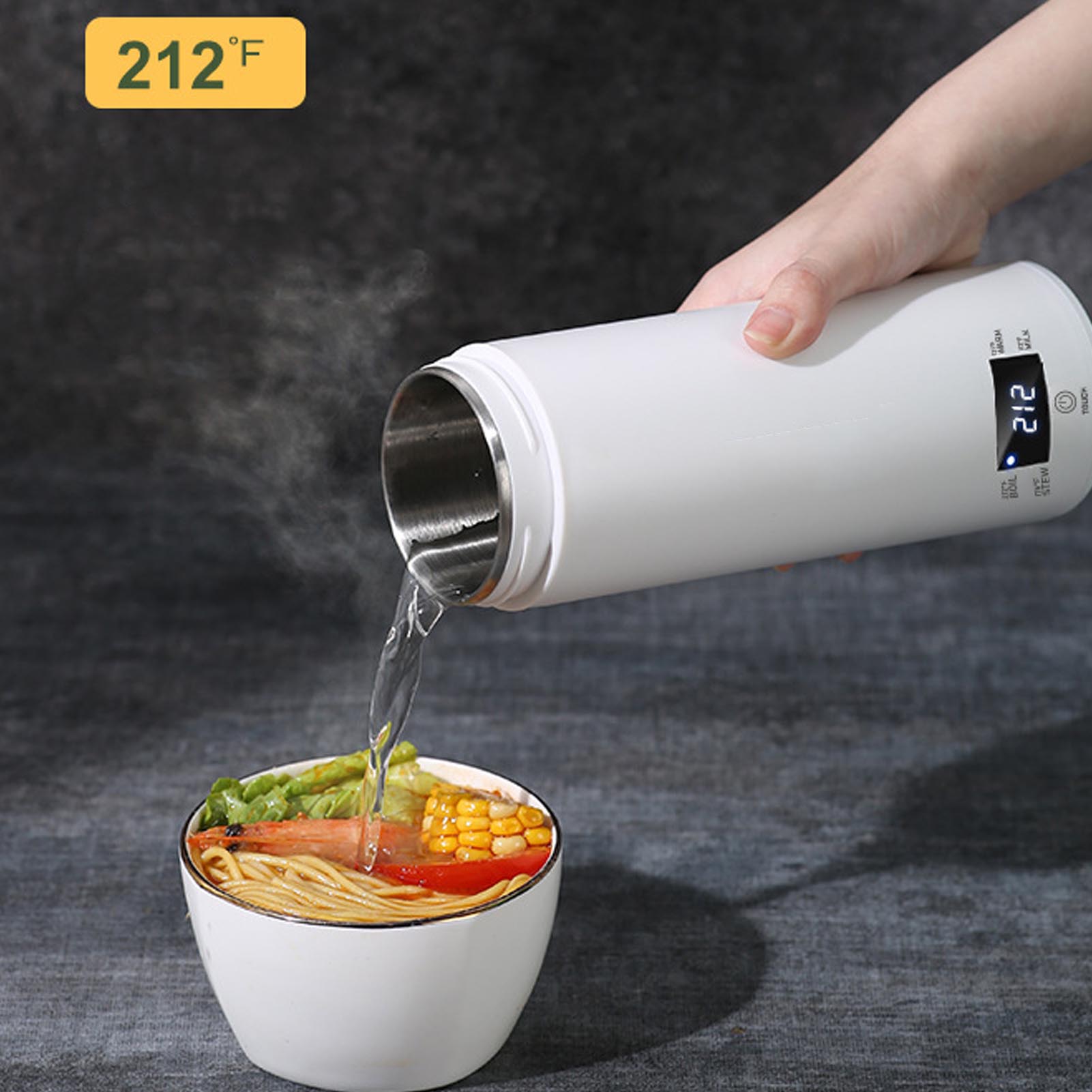Electric Kettle Temperature Control - Mini Hervidor eléctrico portátil de 450ml