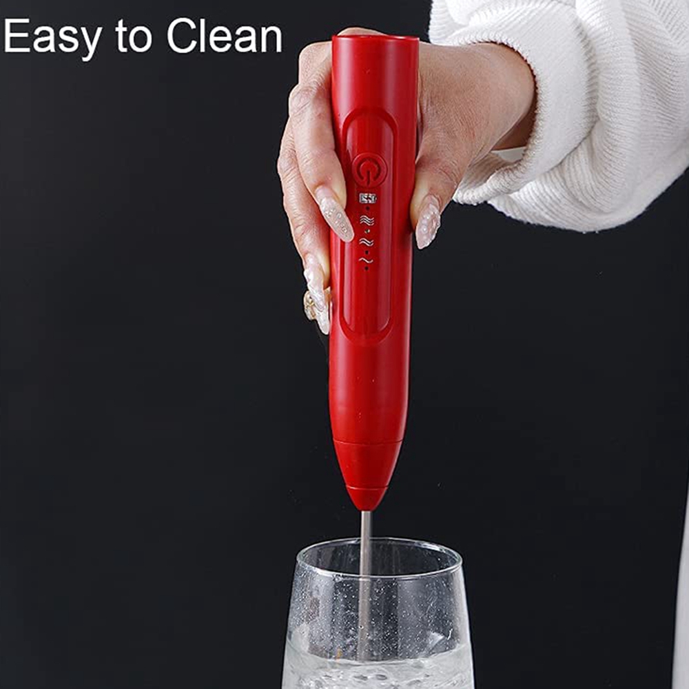 Electric Milk Frother Handheld - Espumador de leche eléctrico ABRE, espumador