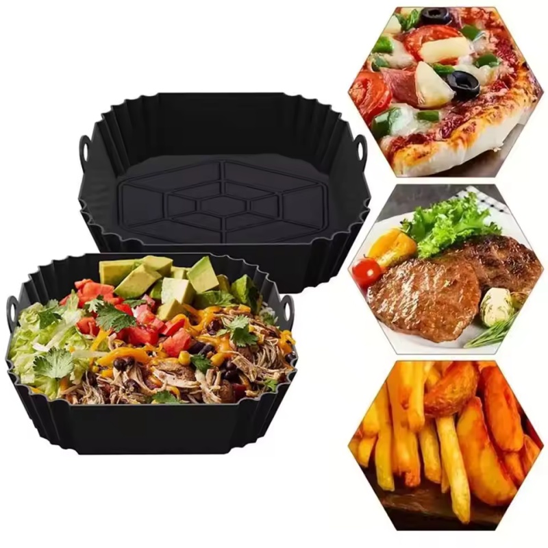 Air Fryer Silicone Pot Liner - Bandeja de silicona para freidora de