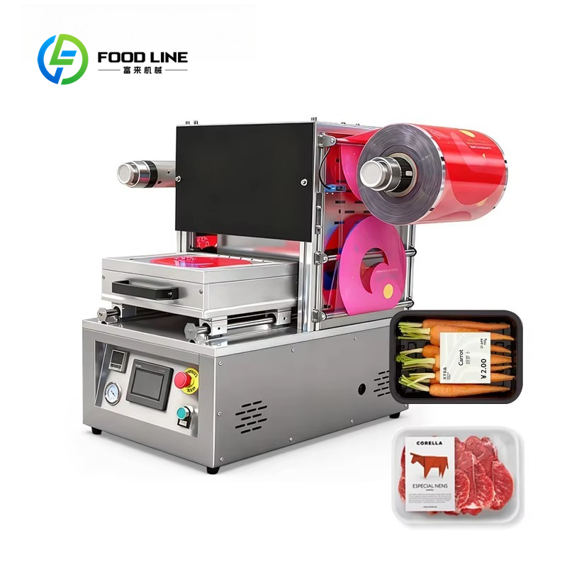 Food Vacuum Sealer Machine - Máquina Selladora de Bandejas MAP Eléctrica