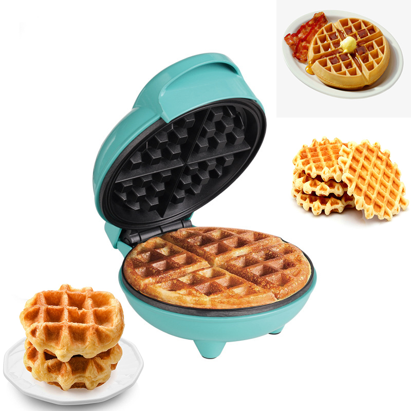 Mini Waffle Maker Machine - Mini máquina eléctrica portátil para hacer