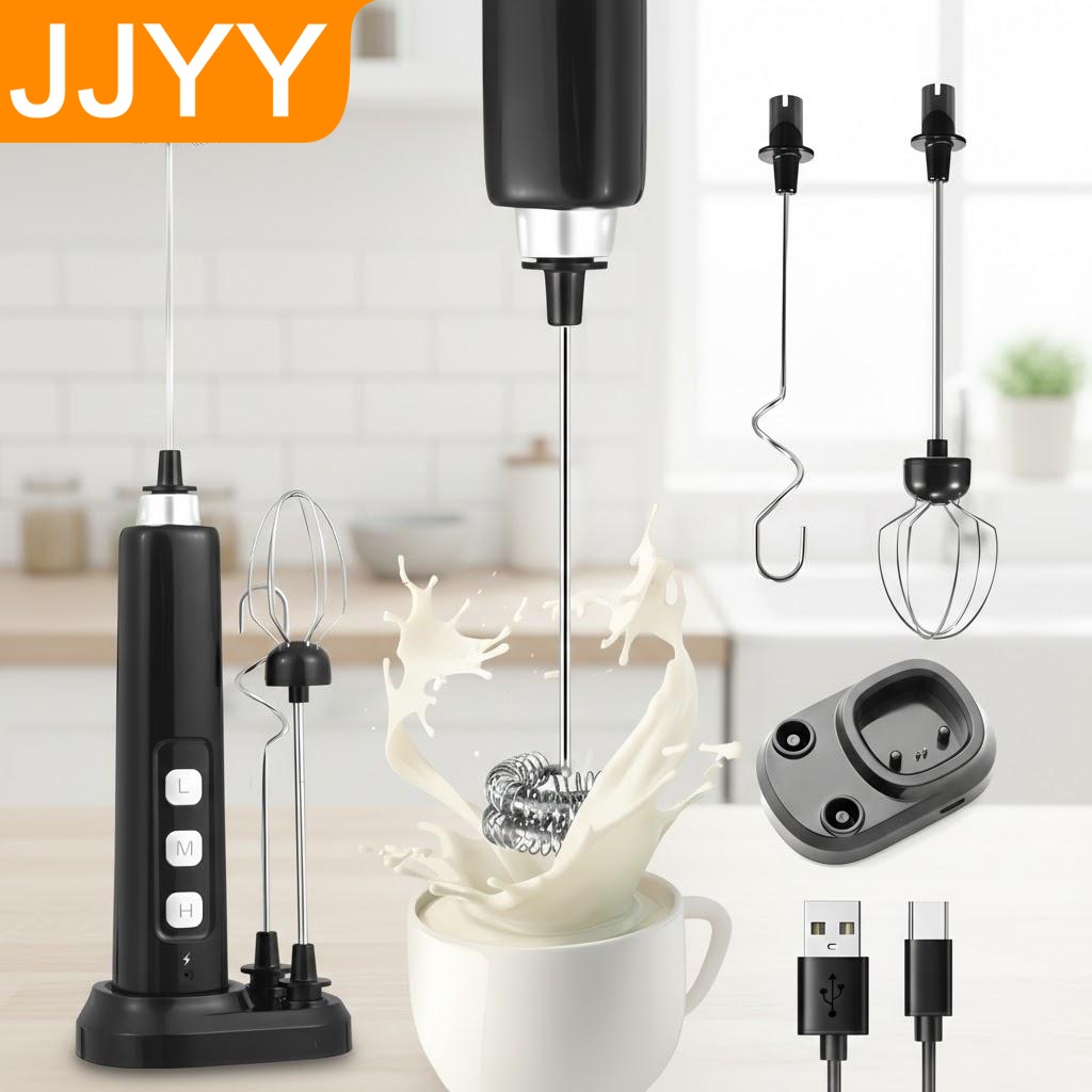 Electric Milk Frother Handheld - Espumador de Leche Portátil Recargable por