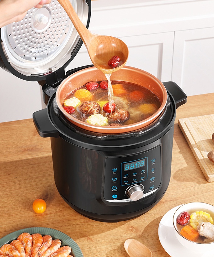 Smart Instant Pressure Cooker - Olla a Presión Eléctrica de Acero