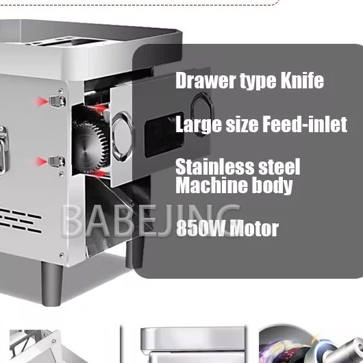 Automatic Meat Slicer Home - Cortadora de Carne Multifuncional de Acero