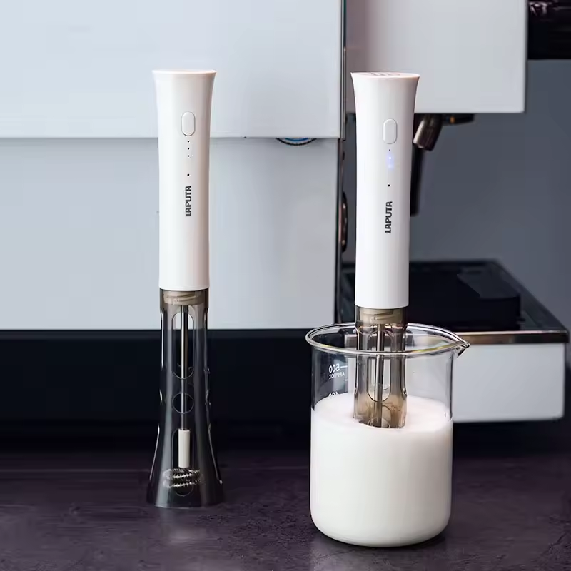 Electric Milk Frother Handheld - Espumador de leche eléctrico, portátil, recargable