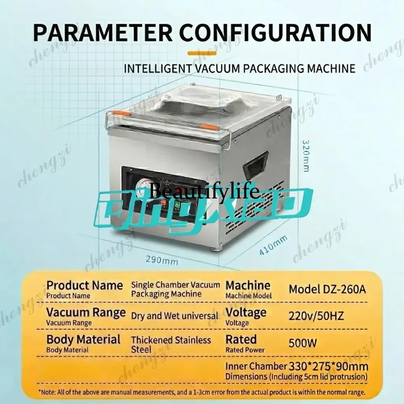 Food Vacuum Sealer Machine - Selladora de Alimentos al Vacío Automática