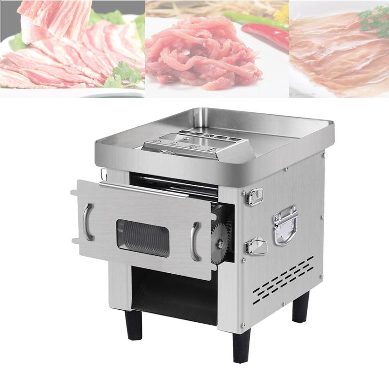 Máquina cortadora de carne com - Automatic Meat Slicer Home reseña y precio