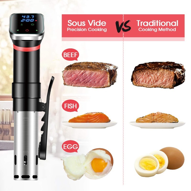 Máquina Digital Sous Vide, Oll - Digital Sous Vide Precision Cooker reseña y precio