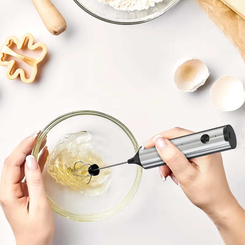 Mini Espumador de leche eléctr - Immersion Hand Blender Set reseña y precio