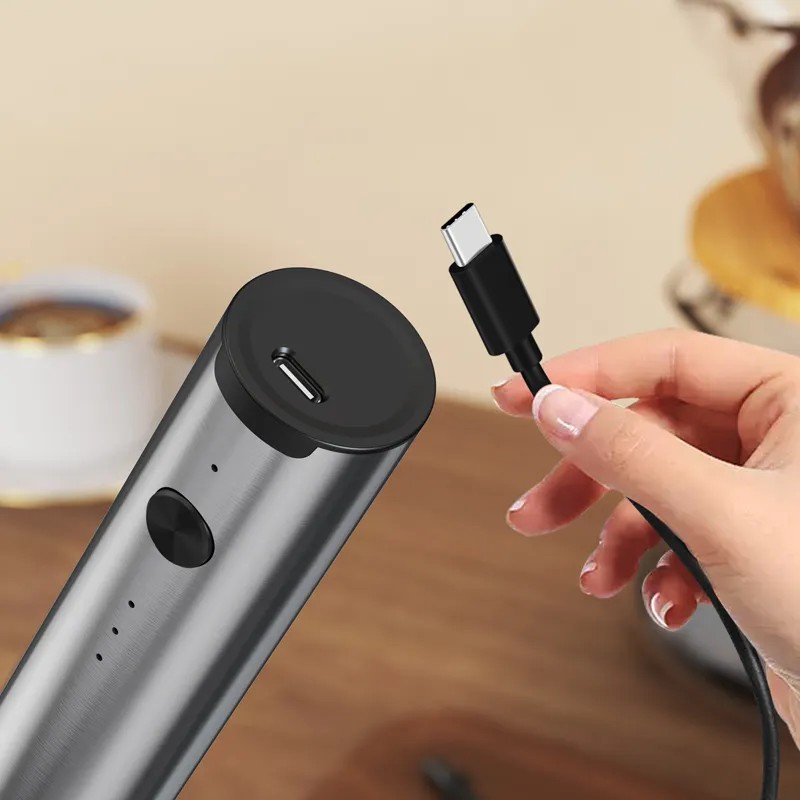 Mini Espumador de leche eléctr - Immersion Hand Blender Set reseña y precio
