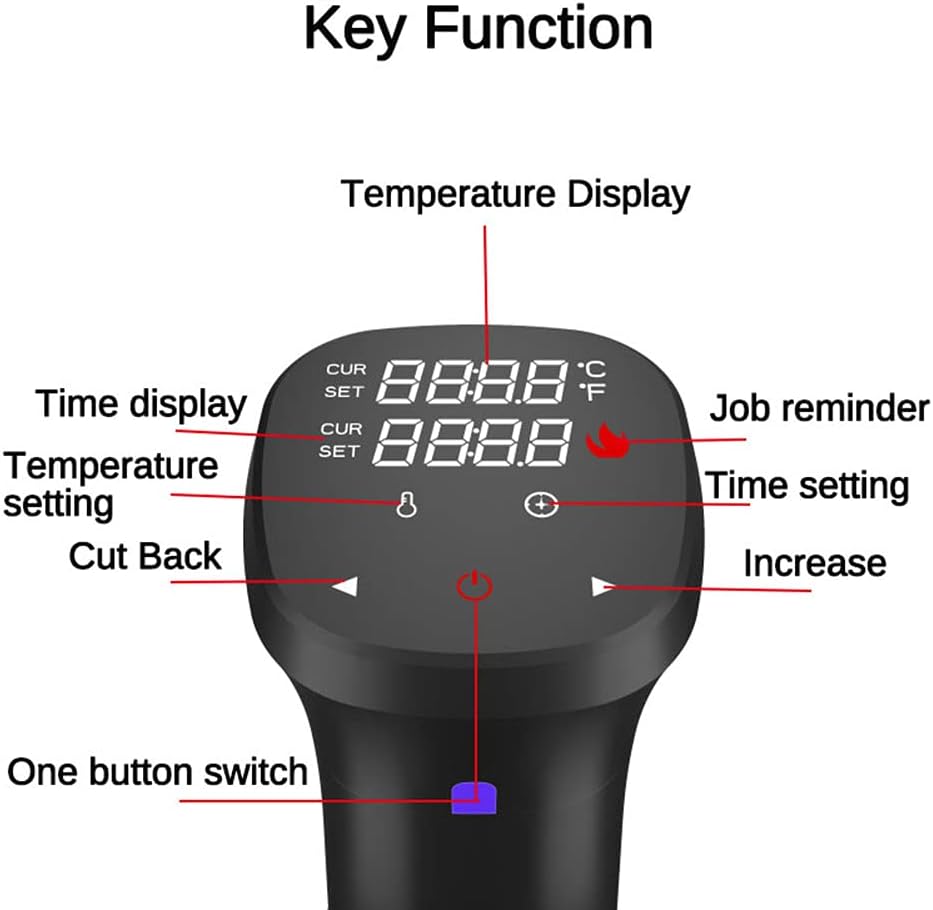 Máquina Sous Vide, cocina de p - Digital Sous Vide Precision Cooker reseña y precio