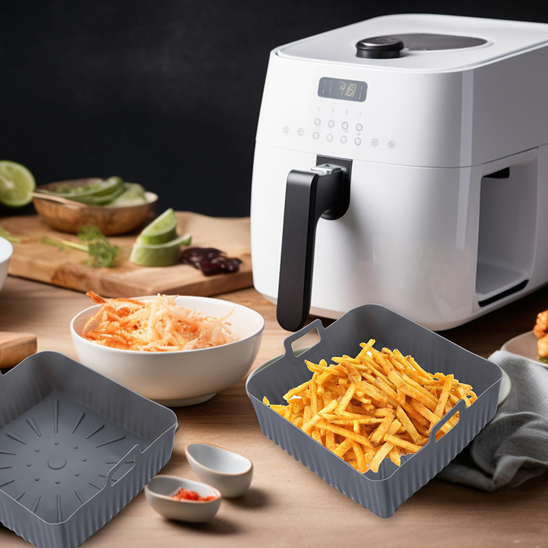 Cesta grande de silicona para  - Air Fryer Silicone Pot Liner reseña y precio