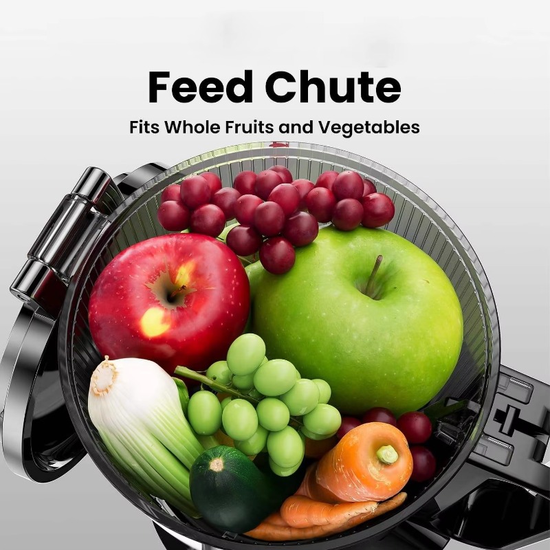 500Ml conducto de alimentación - Electric Slow Juicer Cold Press reseña y precio