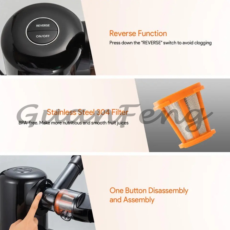Extractor eléctrico de prensad - Electric Slow Juicer Cold Press reseña y precio