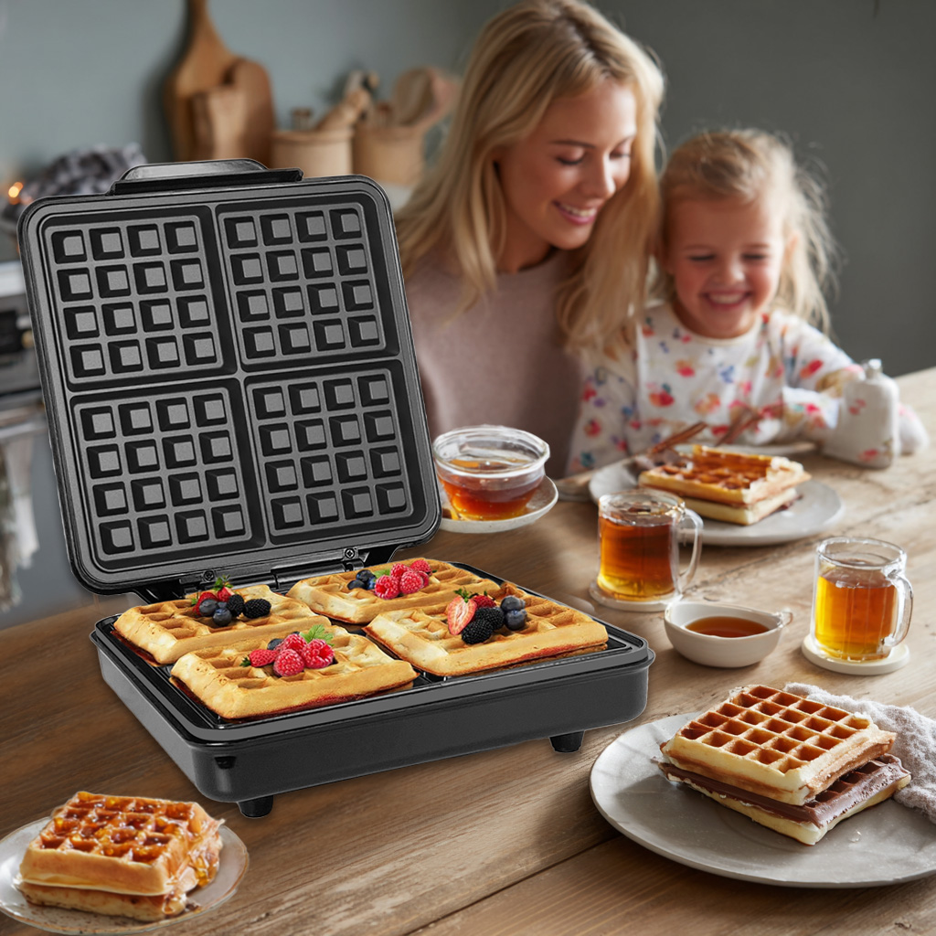 Mini Máquina Automática para W - Mini Waffle Maker Machine reseña y precio