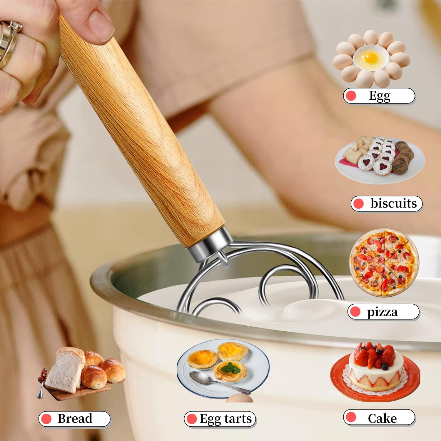 Batidora Manual de Acero Inoxi - Immersion Hand Blender Set reseña y precio