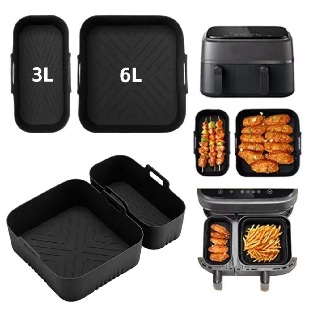 Revestimiento para freidora de - Air Fryer Silicone Pot Liner reseña y precio