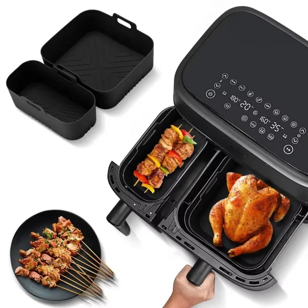 Revestimiento para freidora de - Air Fryer Silicone Pot Liner reseña y precio