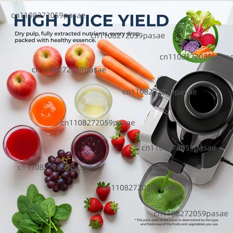 Extractor de jugos de boca anc - Electric Slow Juicer Cold Press reseña y precio