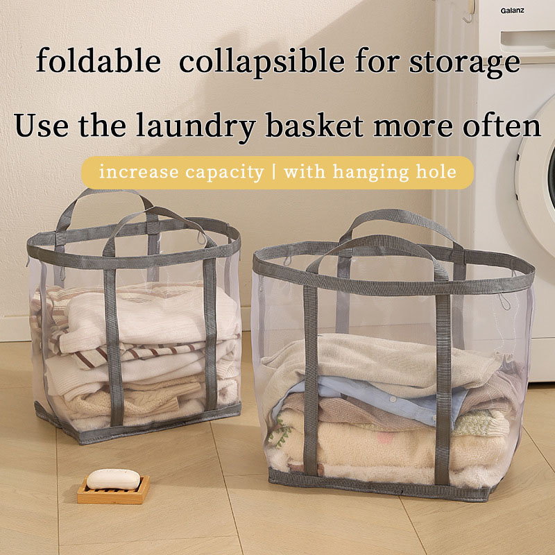Cesto de Ropa Sucia de Malla d - Laundry reseña y precio