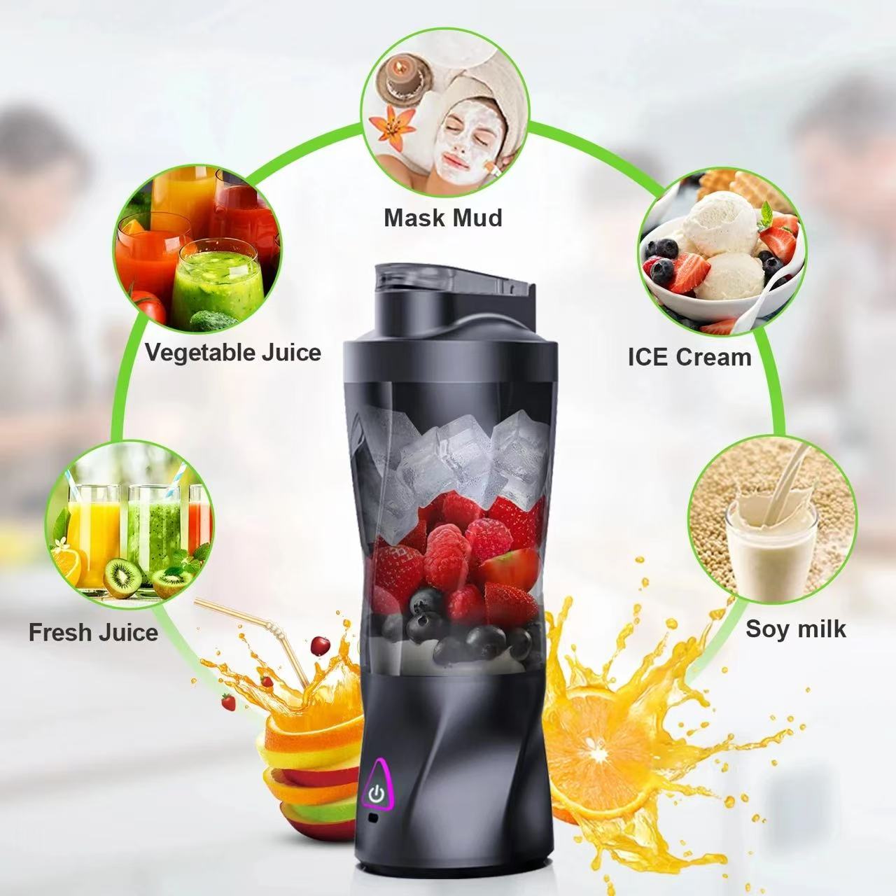 Licuadora eléctrica portátil d - Portable Blender Usb Rechargeable reseña y precio
