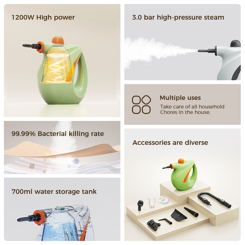 Limpiador a vapor de alta temp - Kitchen Appliances reseña y precio