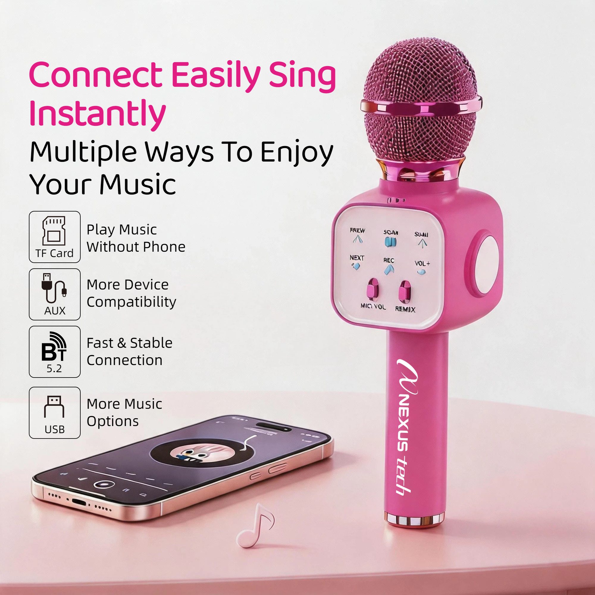 Micrófono de karaoke inalámbri - Home Appliances reseña y precio