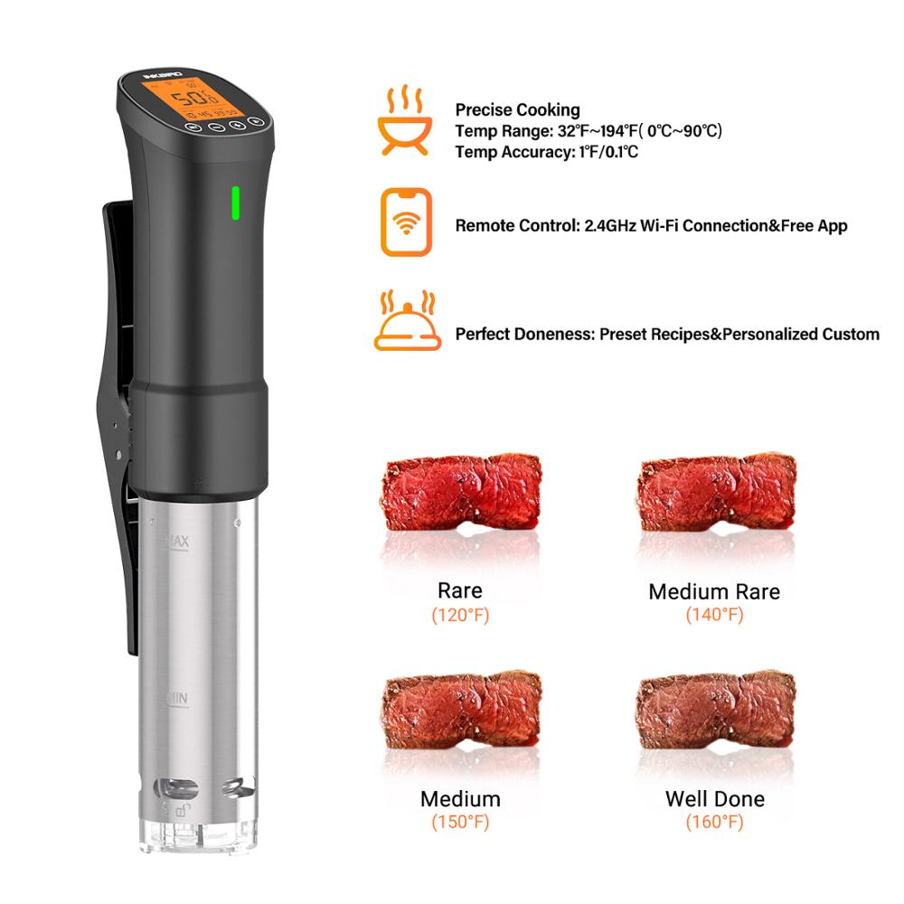 INKBIRD ISV-200W Cocina de pre - Digital Sous Vide Precision Cooker reseña y precio