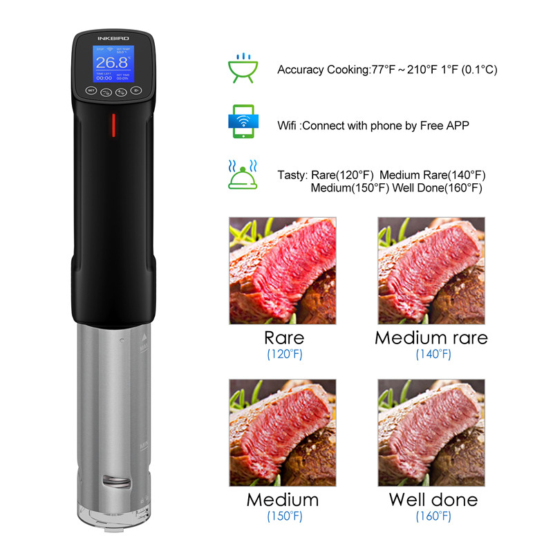 INKBIRD-cocina culinaria Sous  - Digital Sous Vide Precision Cooker reseña y precio