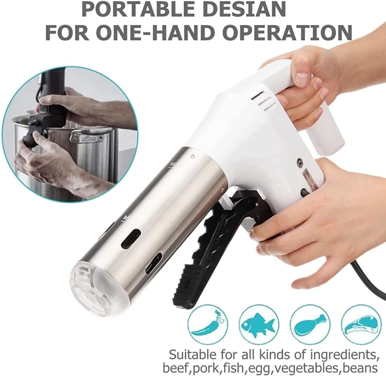 SmartChef-máquina Sous Vide de - Digital Sous Vide Precision Cooker reseña y precio