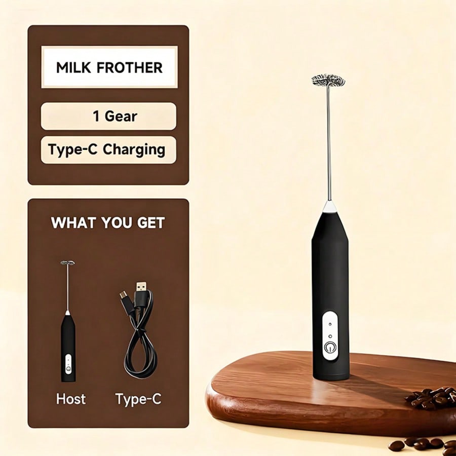 Batidora eléctrica de mano, ba - Electric Milk Frother Handheld reseña y precio