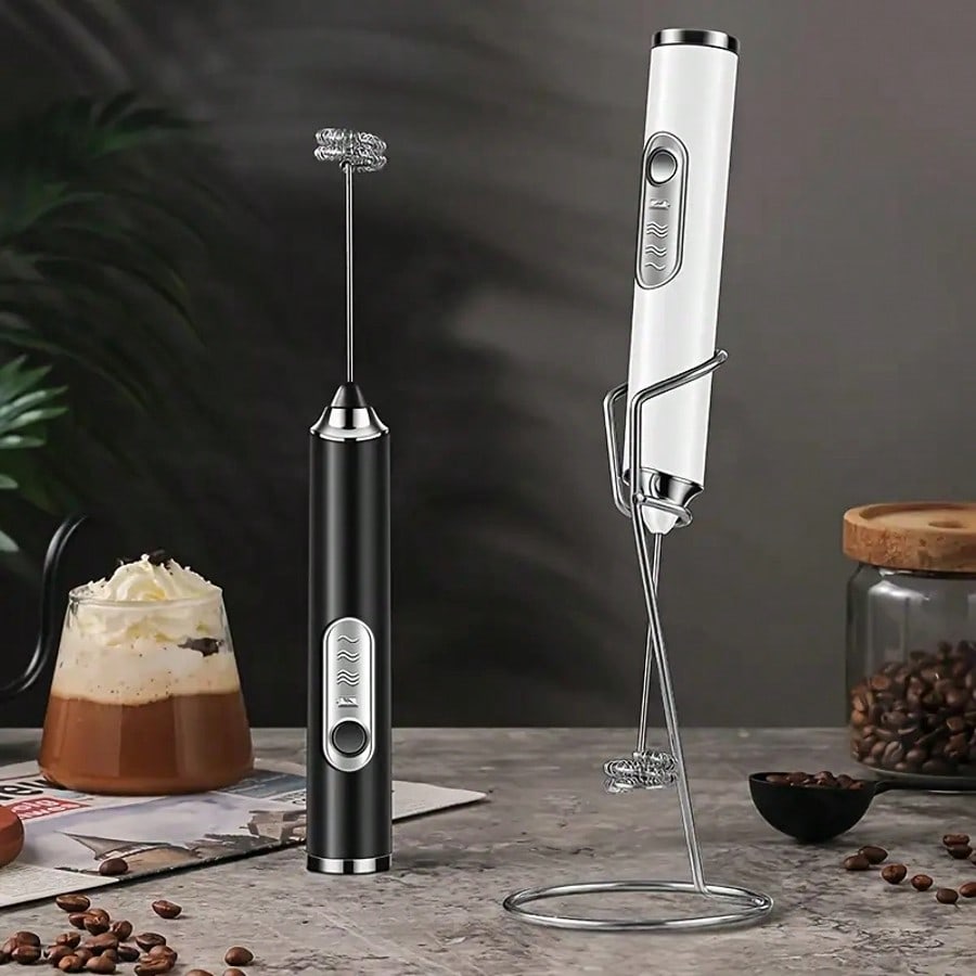 Batidora eléctrica de mano, ba - Electric Milk Frother Handheld reseña y precio