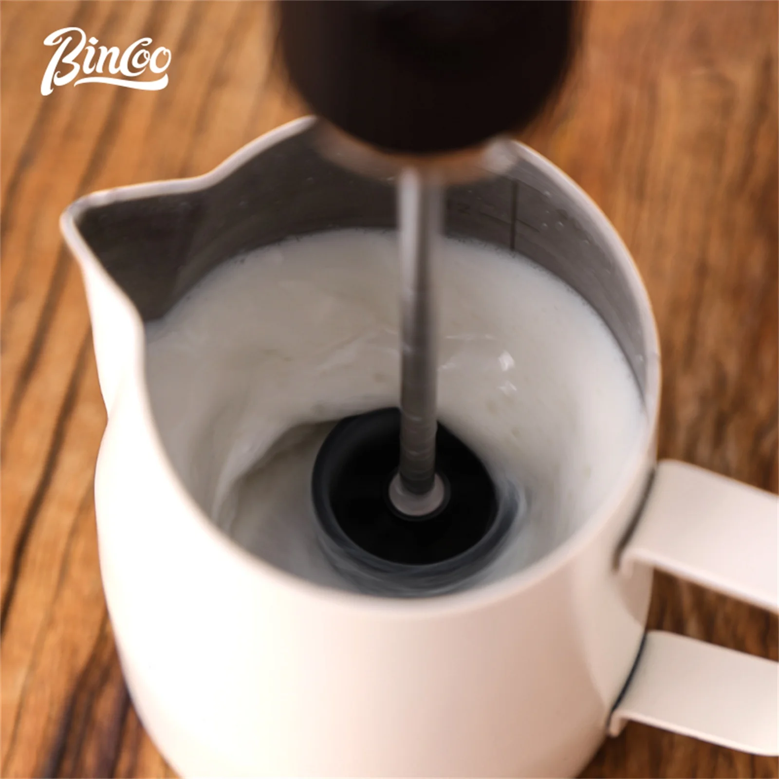 Bincoo nuevo Espumador de lech - Electric Milk Frother Handheld reseña y precio