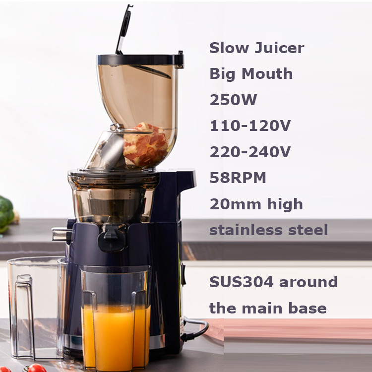 Exprimidor Lento Eléctrico de  - Electric Slow Juicer Cold Press reseña y precio