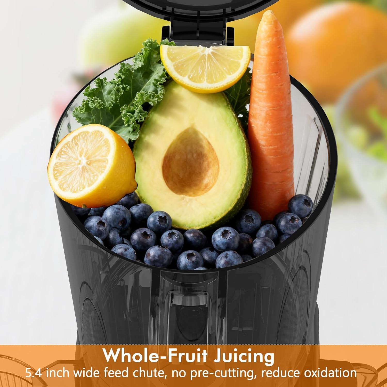 Extractor de Jugos Prensado en - Electric Slow Juicer Cold Press reseña y precio