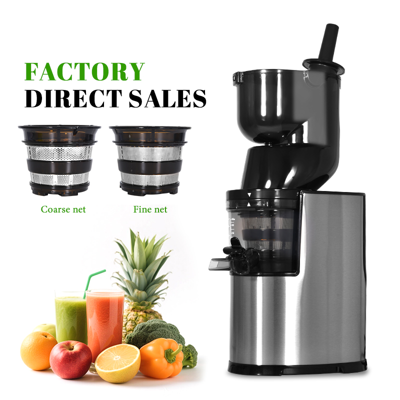 Exprimidor lento eléctrico por - Electric Slow Juicer Cold Press reseña y precio