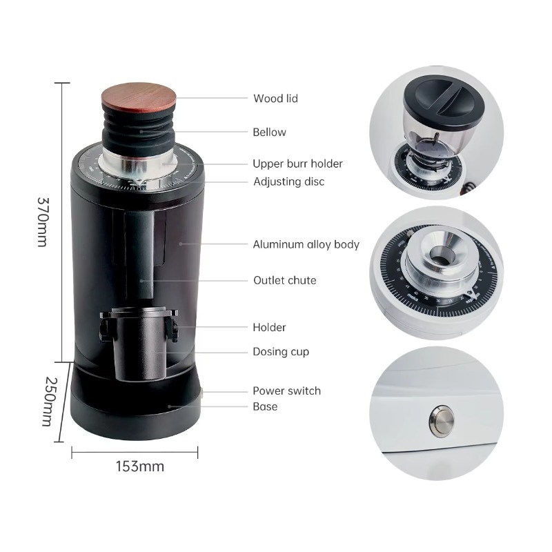 Molinillo de Café Profesional  - Coffee Bean Grinder Electric reseña y precio