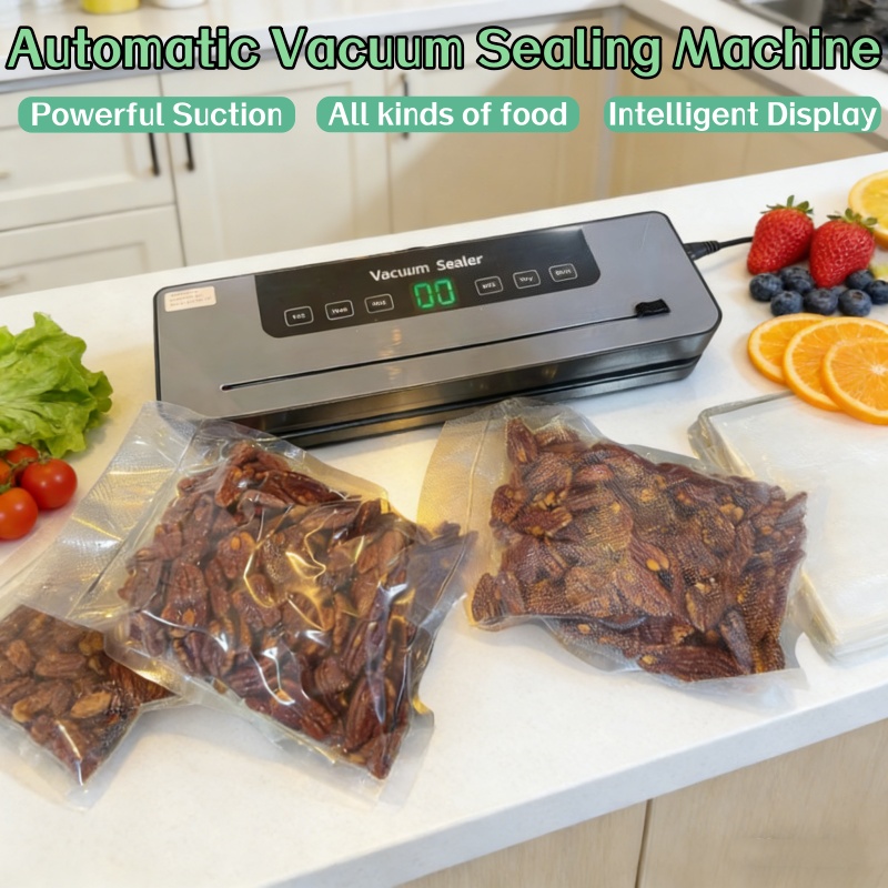 Selladora al Vacío Eléctrica A - Food Vacuum Sealer Machine reseña y precio
