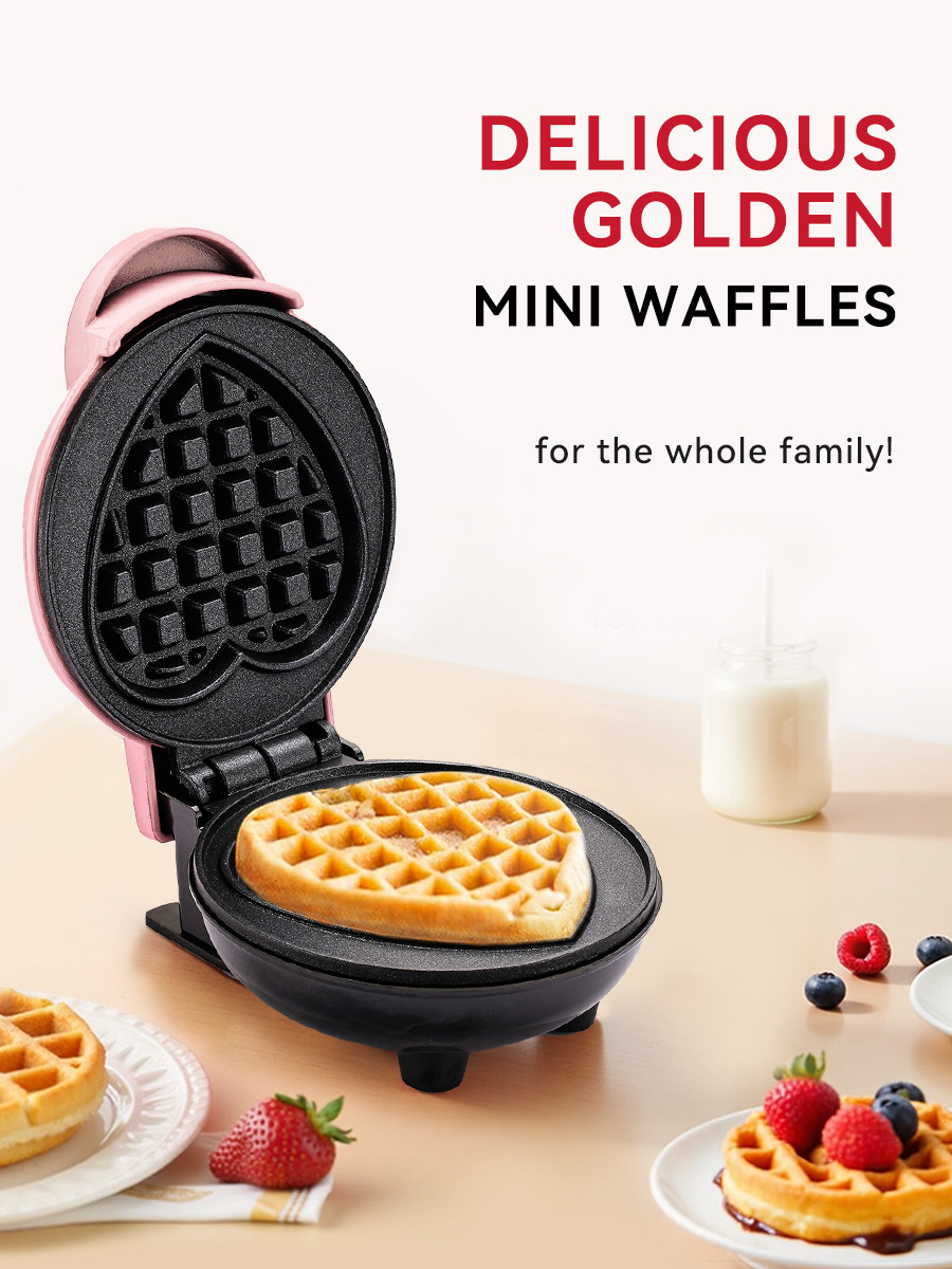 Mini Waflera Eléctrica, Electr - Mini Waffle Maker Machine reseña y precio
