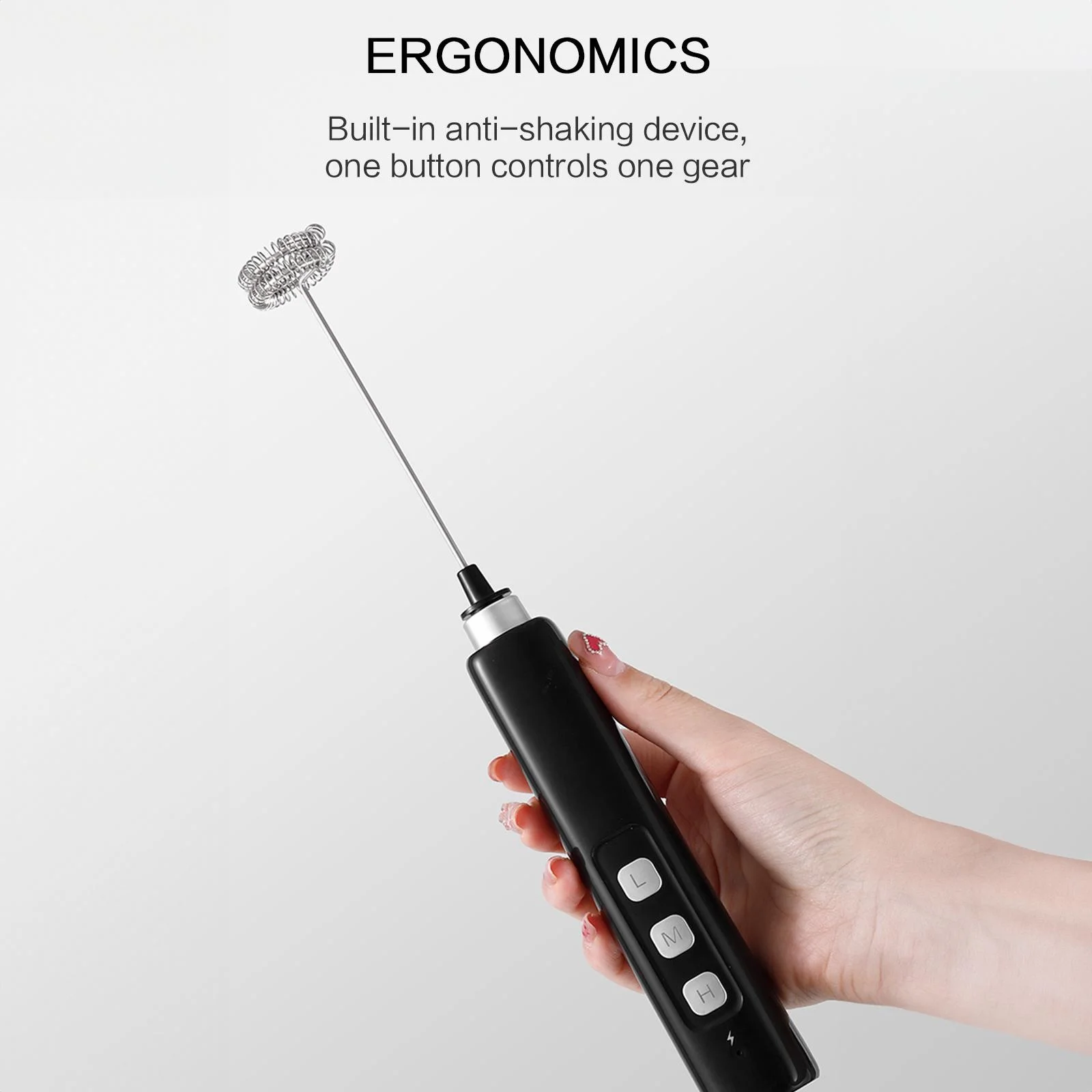 Espumador de Leche Portátil Re - Electric Milk Frother Handheld reseña y precio