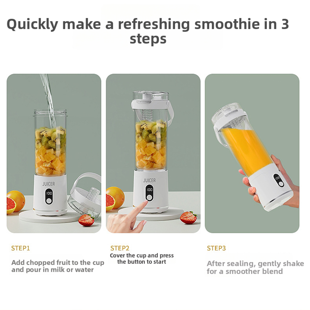 Licuadora Portátil de 600 ml,  - Portable Blender Usb Rechargeable reseña y precio