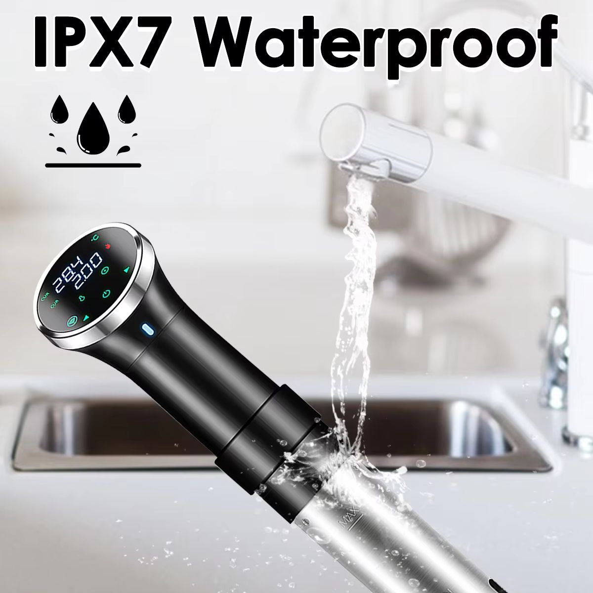 Cocedor Sous Vide de 1100W, Ci - Digital Sous Vide Precision Cooker reseña y precio